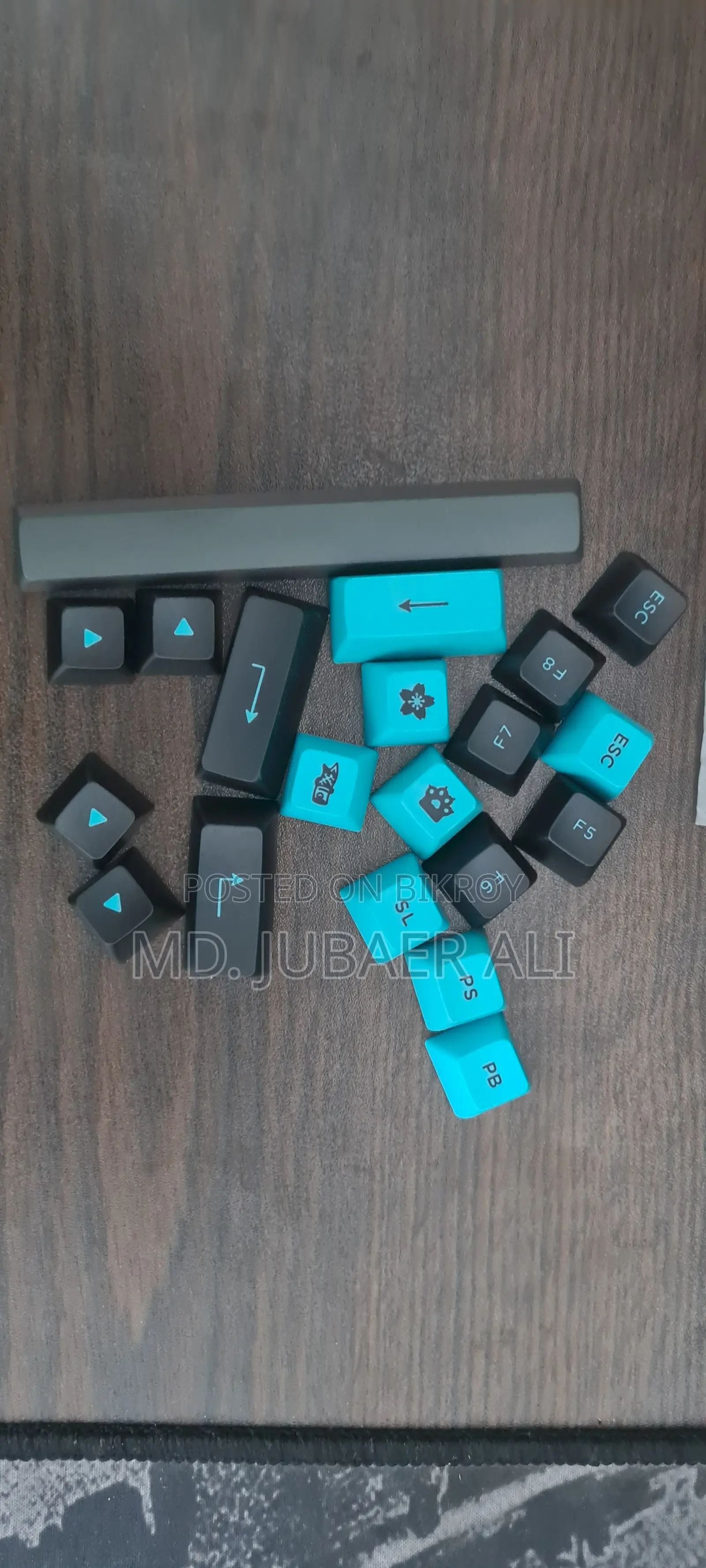 Akko 3098B Black & Cyan Mechanical Keyboard