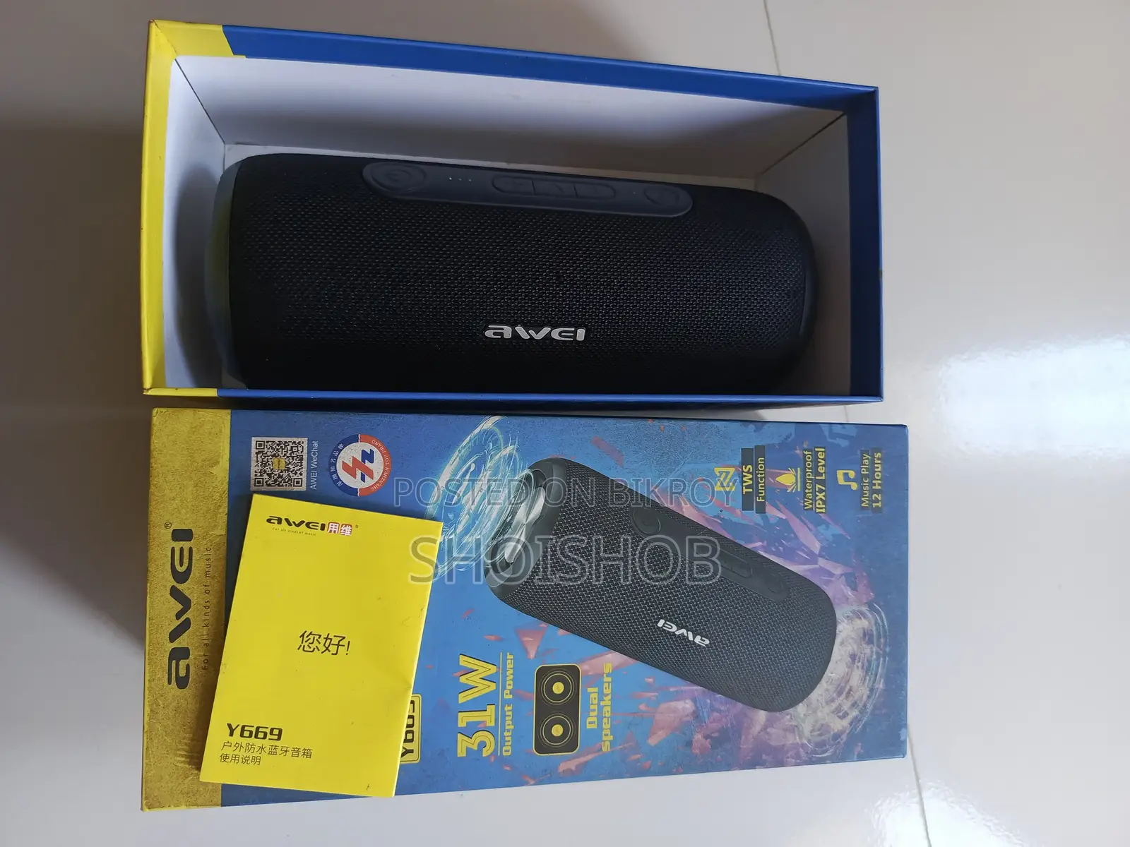Awei Bluetooth Speaker Y669