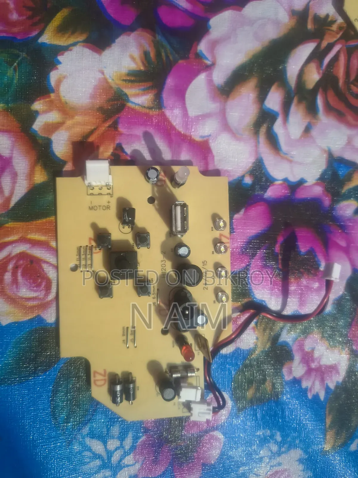AC/DC Rechargeable Charger Fan Control Circuit Board