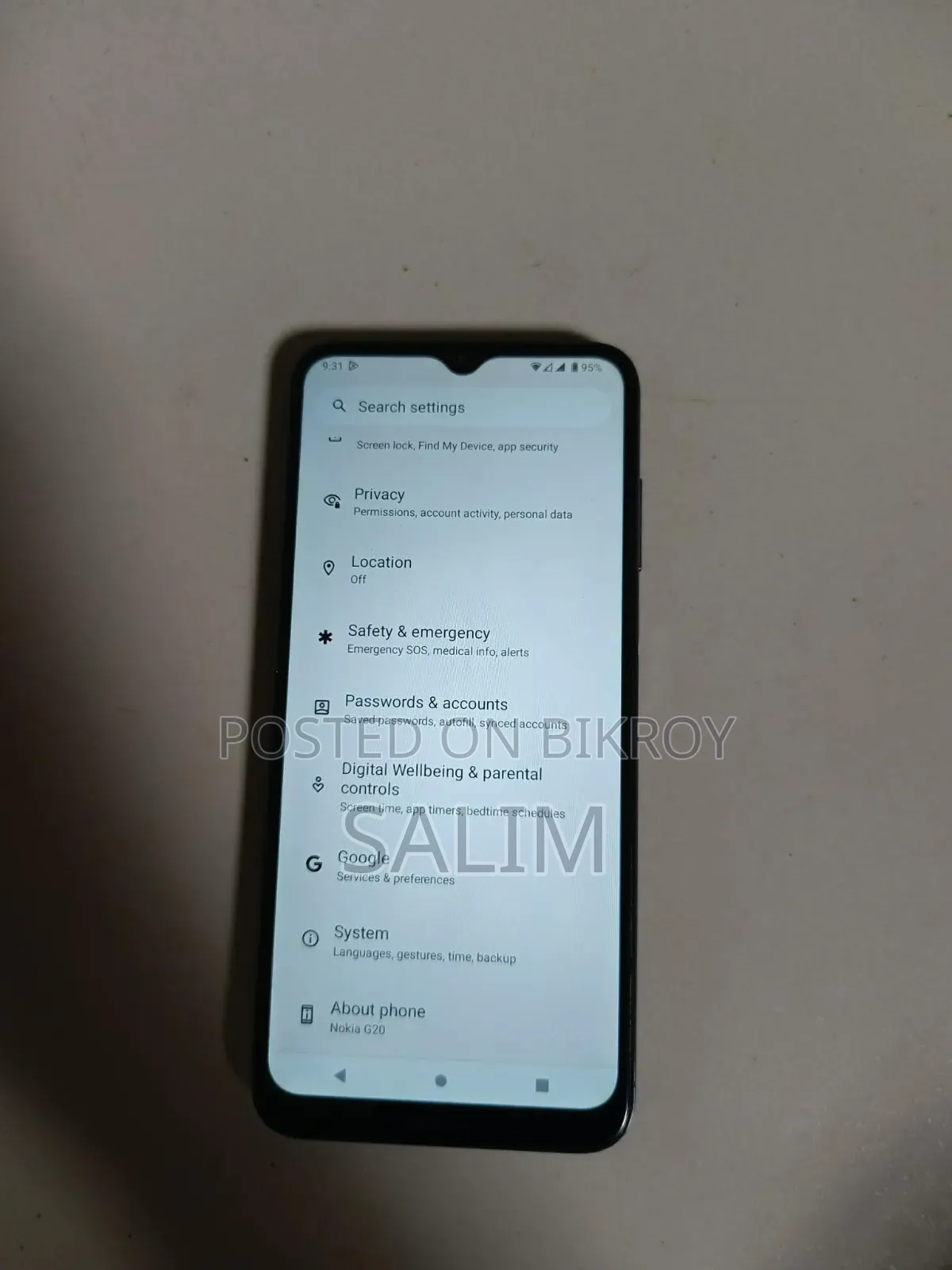 নোকিয়া জি২০ ৬৪ জিবি ব্লু