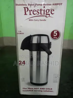 প্রেস্টেজ ৫ লিটার স্টেইনলেস স্টিল ভ্যাকিউম ফ্লাস্ক