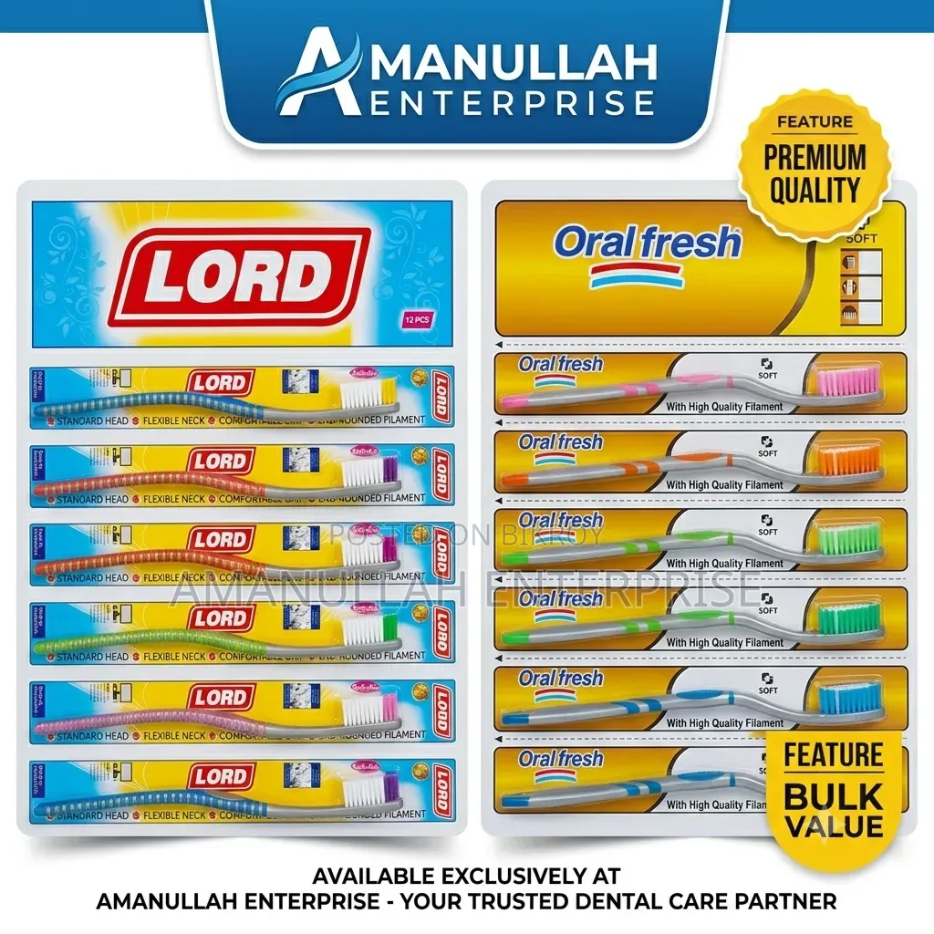 Buy Soft Bristle Toothbrush – Amanullah Enterprise (05 Pcd)