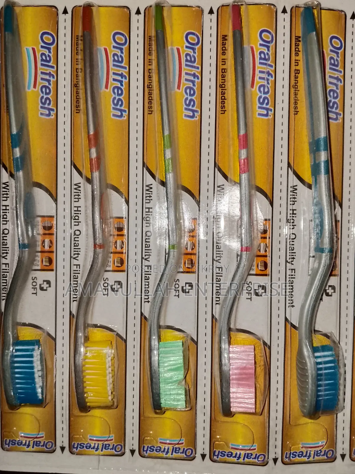 Buy Soft Bristle Toothbrush – Amanullah Enterprise (05 Pcd)