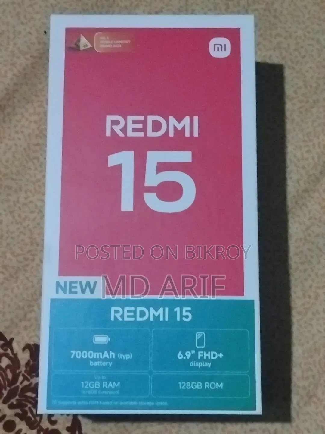 Xiaomi Redmi 15 128 GB Black