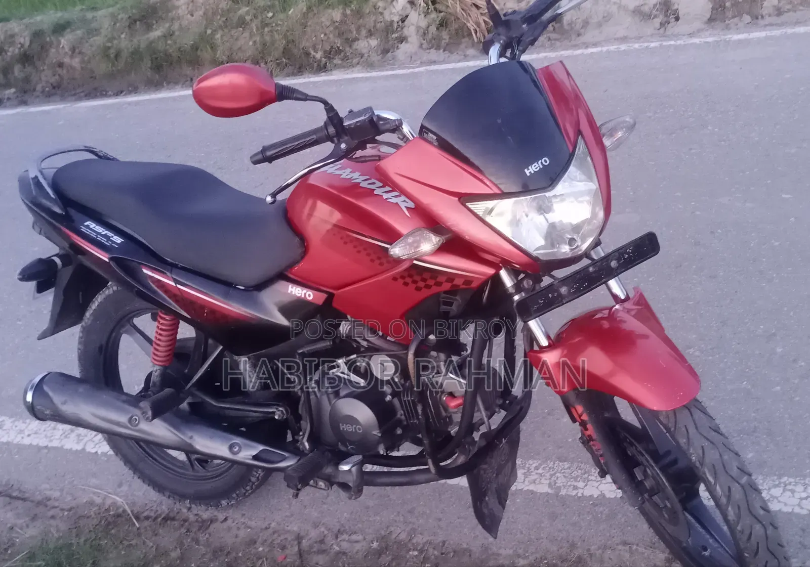 Hero Glamour 2019 Red