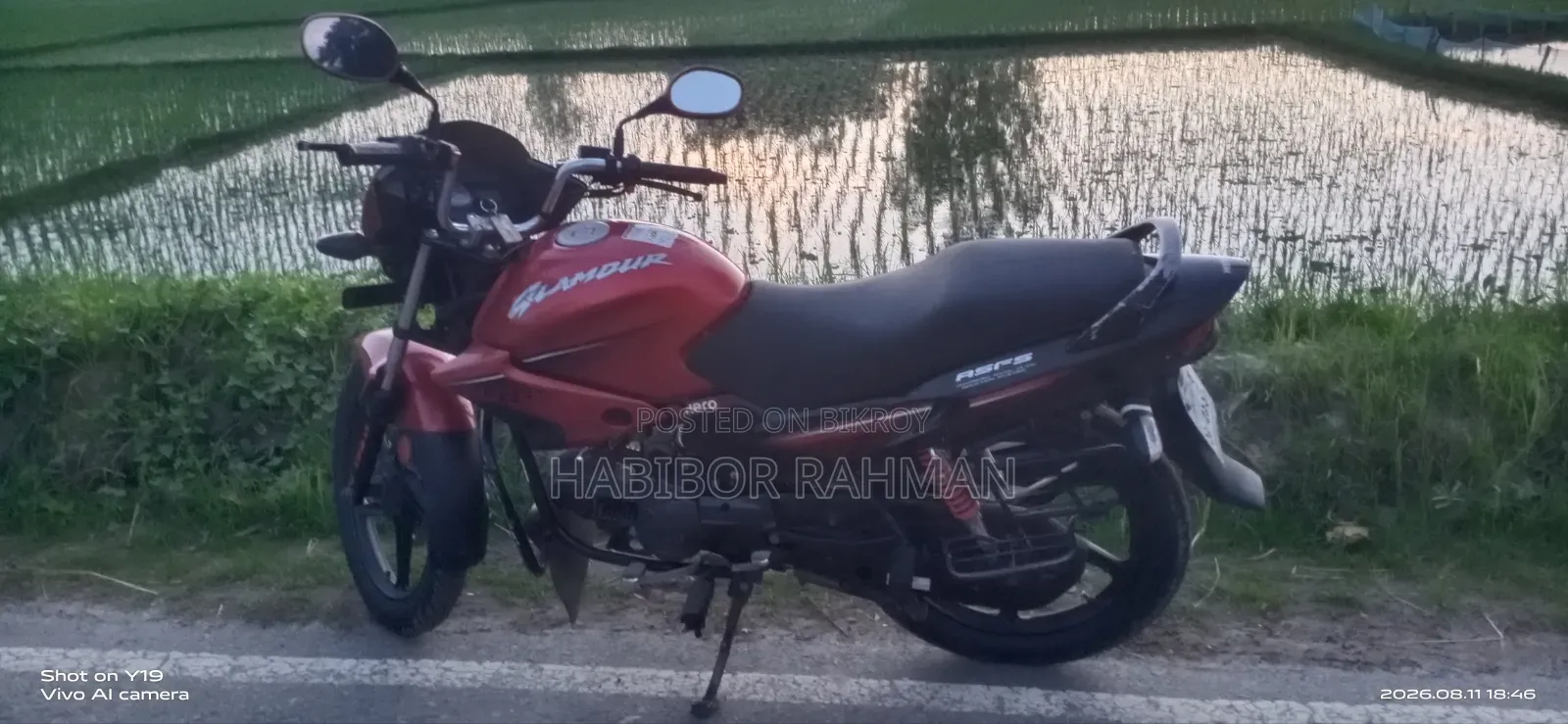 Hero Glamour 2019 Red