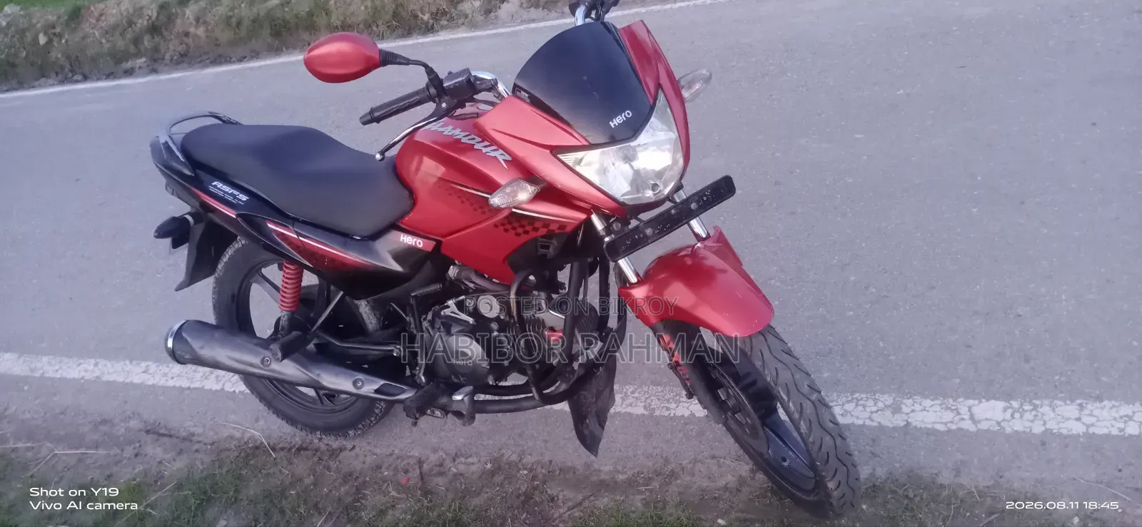 Hero Glamour 2019 Red