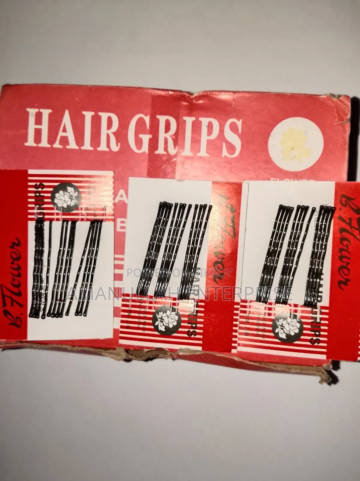 Buy Black Bobby Pins Online | Amanullah Enterprise (05 Pata)