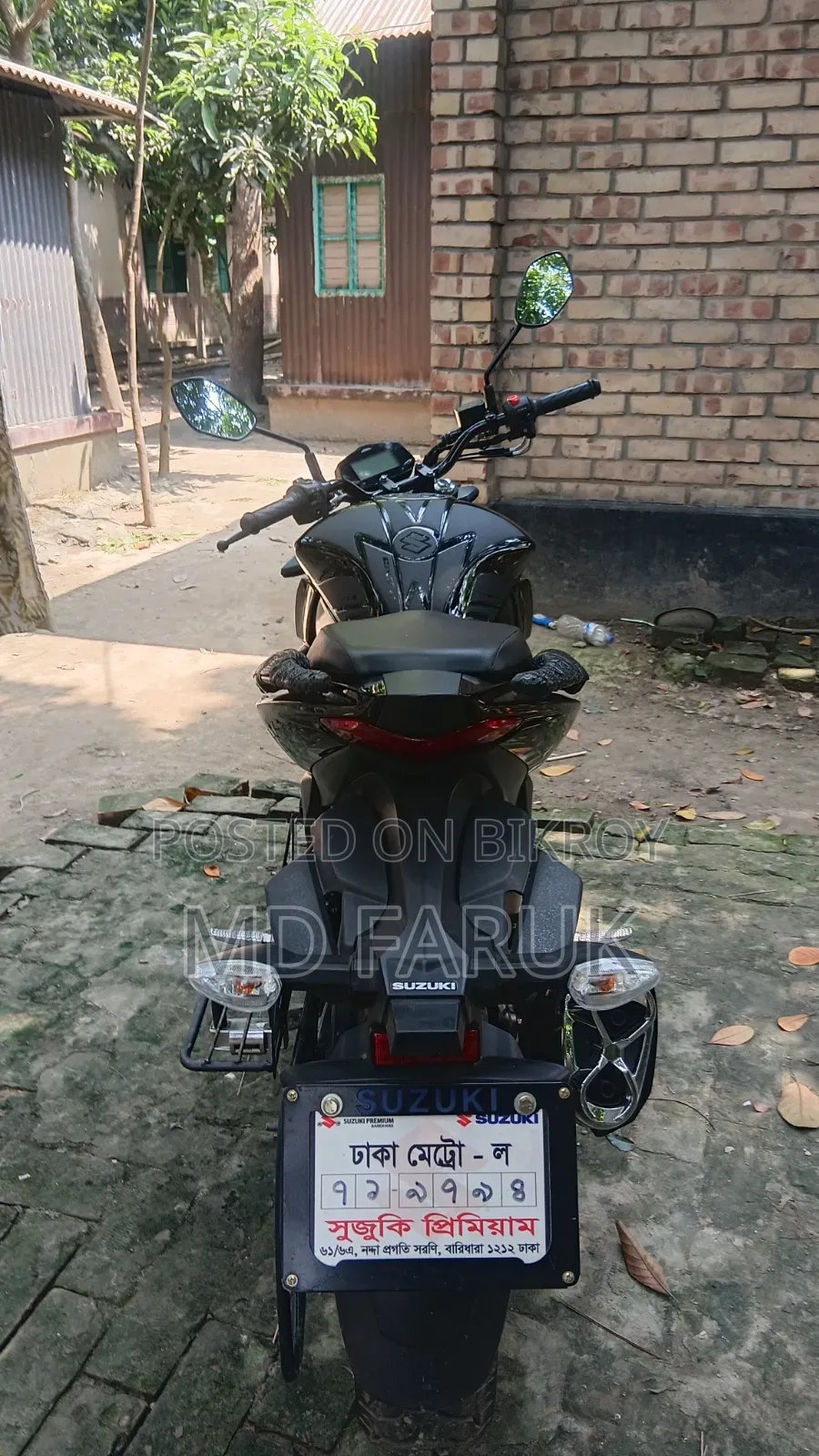 New Suzuki Gixxer 2025 Black