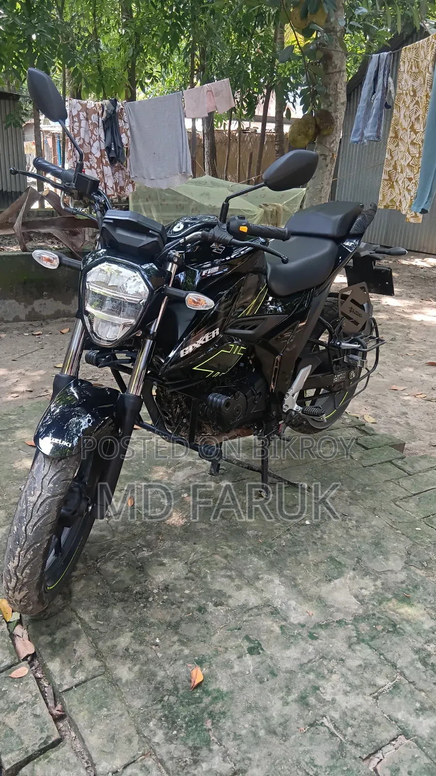 New Suzuki Gixxer 2025 Black