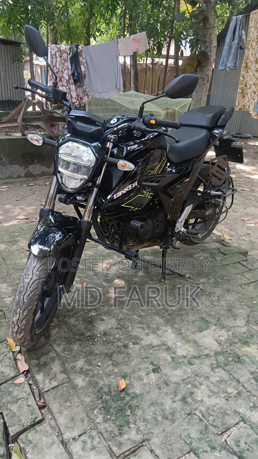 New Suzuki Gixxer 2025 Black