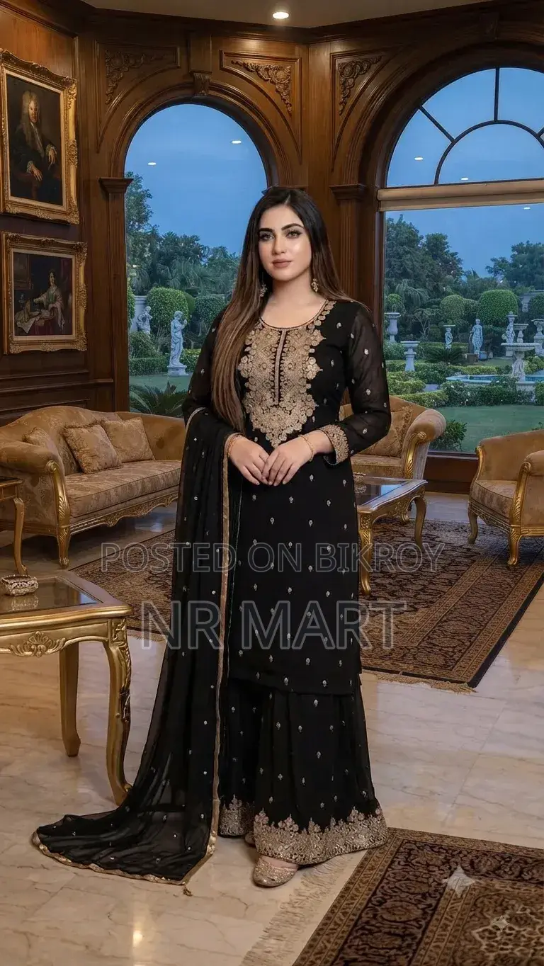 Exclusive Garara Dress – Embroidery Sequin Collection