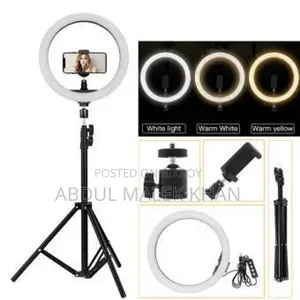 12 inch LED Ring Light For Mobile With Stand