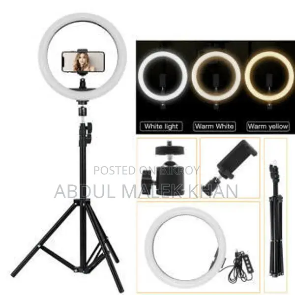 12 inch LED Ring Light For Mobile With Stand