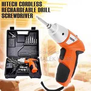 Cordless Power Screwdriver Kit Rechargeable Electric 45pcs Cordless Dr