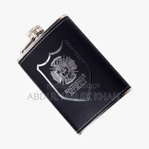Smart Water Bottle – Premium Leather Wrapped Hip Flask