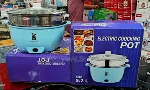 Big Multi Cooker Runbaisen 5.2 L Electric Pot 1200 Watt marble Coating