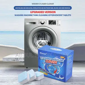 12 Pcs Washing Machine Cleaner Descaler Deep Cleaning Tablets For Front Loader