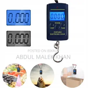 Digital Hanging Weight Scale, Portable Hanging Electronic Hook Scale-B