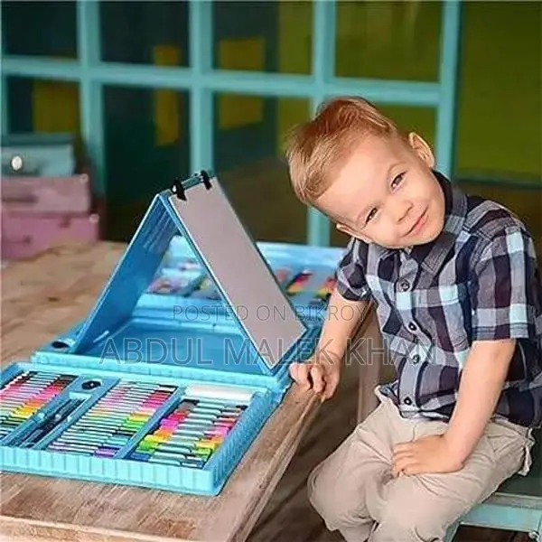 TOMMYHOME ড্রয়িং কিট ২০৮ পিস ডيلাক্স কালারিং আর্ট সেট ৬-১২ বছর বয়সীদের জন্য