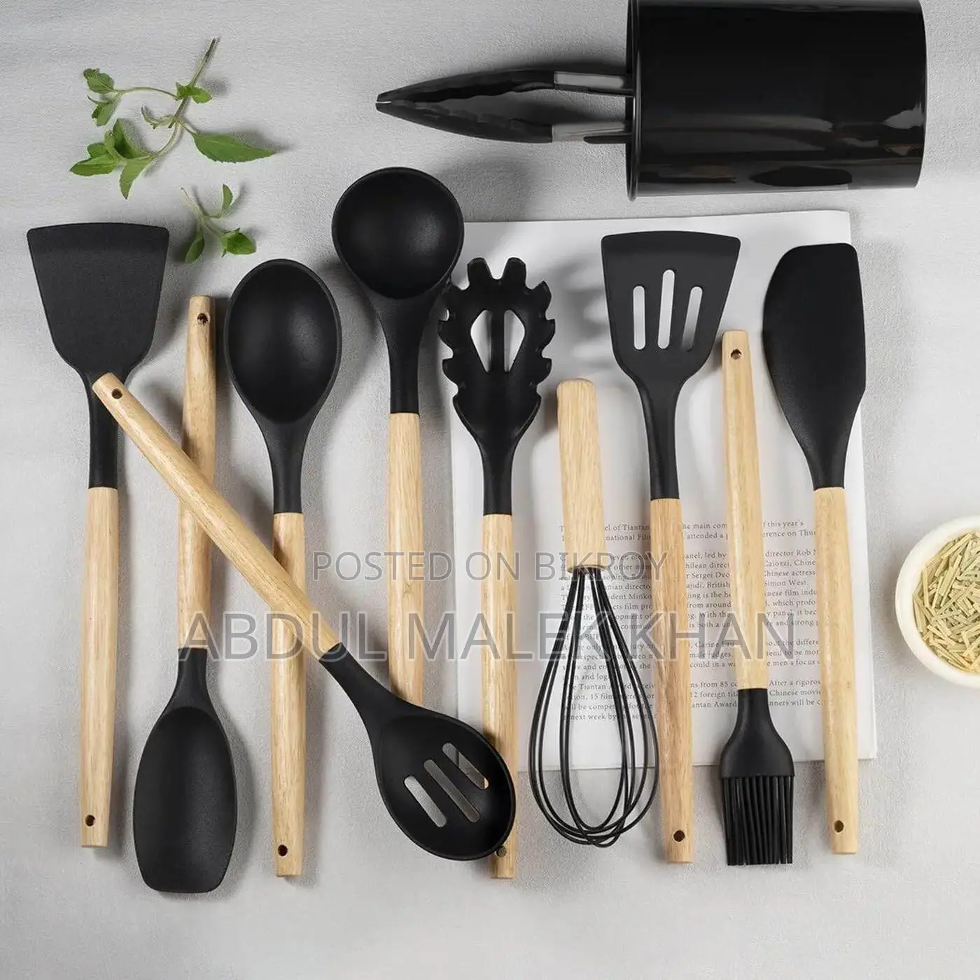 12-Piece Silicone Spatula Set – Heat-Resistant, Non-Stick Kitchen Uten
