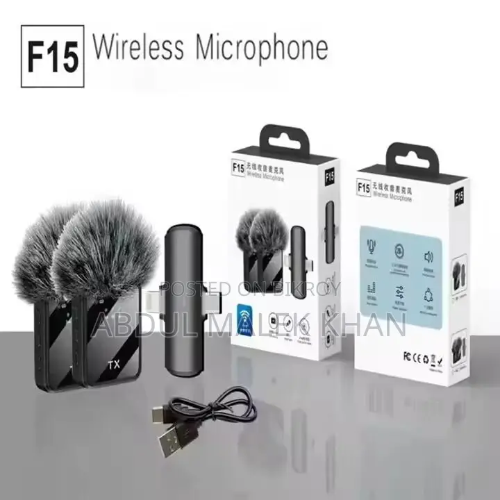 F15-2 New 2Mic Special Wireless Portable Microphone Reduction Reverb M