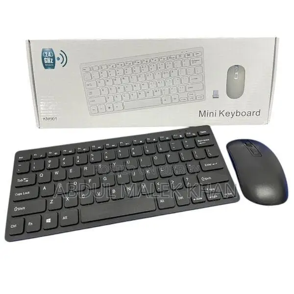 KM901 Keyboard Mouse Combo 2.4G Wireless 78 Key Mini Keyboard and Mous