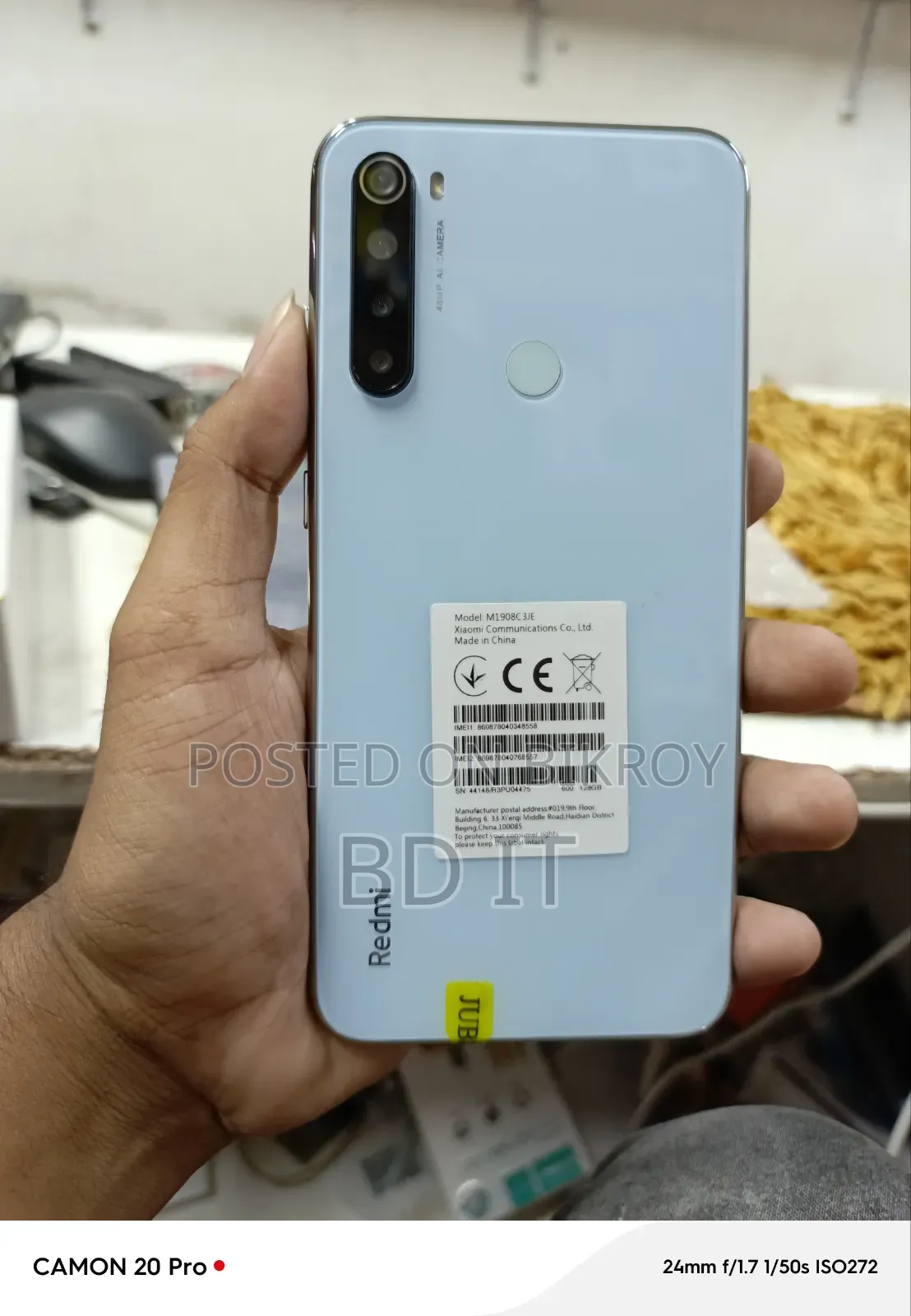 New Xiaomi Redmi Note 8 128 GB White