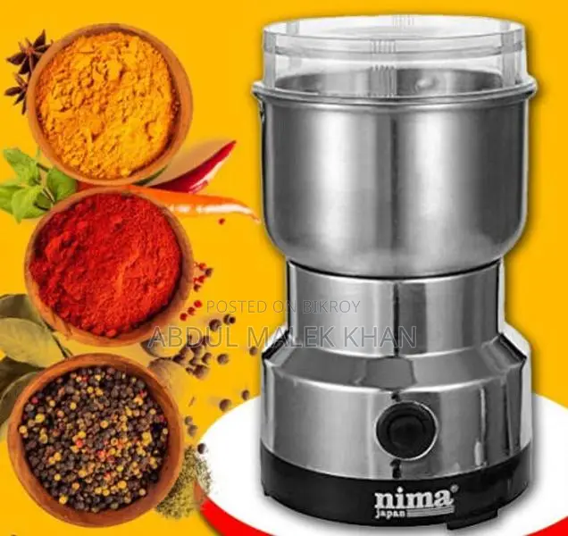 Nima Electric Spice & Coffee Bean Grinder. 4 Blade Stainless Steel Min