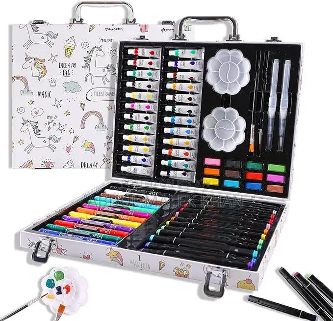 Art Supplies Set for Kids, 66 Pieces Art Set, Highlight Art Markers
