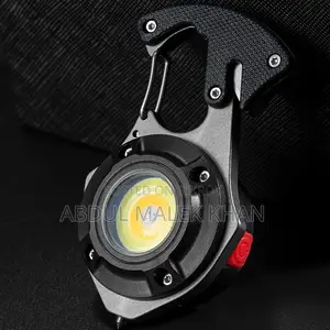 Multi-function LED Keychain Lights USB Charging Mini Screwdriver Hamme