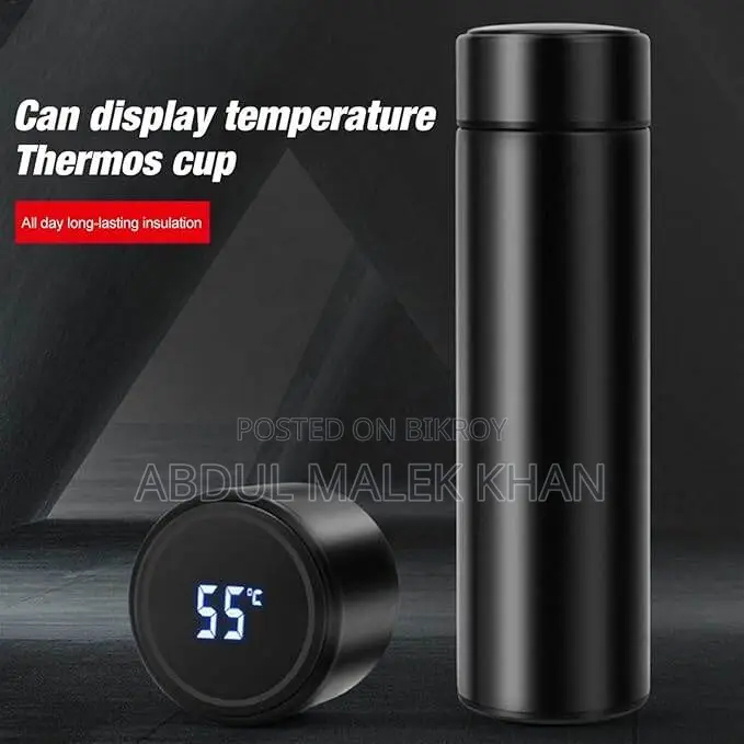 Insulating Pot Smart Cup Stainless Steel LED Digital Smart Vacuum Cup 