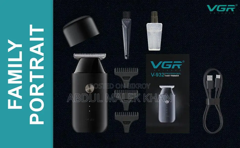 VGR V-932 Professional Rechargeable Corded & Cordless Pocket Hair Trim
