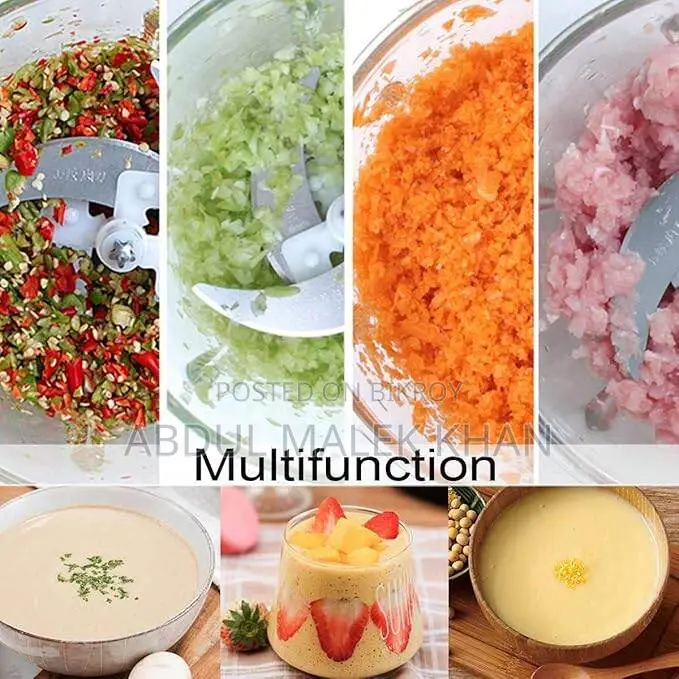 Sokany 800w 2 Speed 3L Multifunction Electric Meat Grinder Food 304 Stainless Steel Mincer