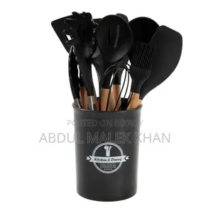 12-Piece Silicone Spatula Set – Heat-Resistant, Non-Stick Kitchen Uten