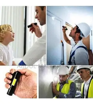 Rechargeable Flashlight Torch LED USB Portable Torches 4 Modes Mini Ca