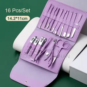 Nail Clippers Set, 16pcs Manicure & Pedicure Tools