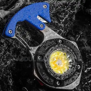 Multi-function LED Keychain Lights USB Charging Mini Screwdriver Hamme