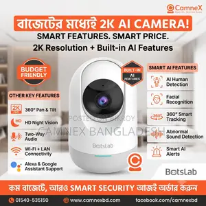 Botslab C212 Indoor Cam 2E 2K AI Smart WiFi Pan & Tilt Security Camera