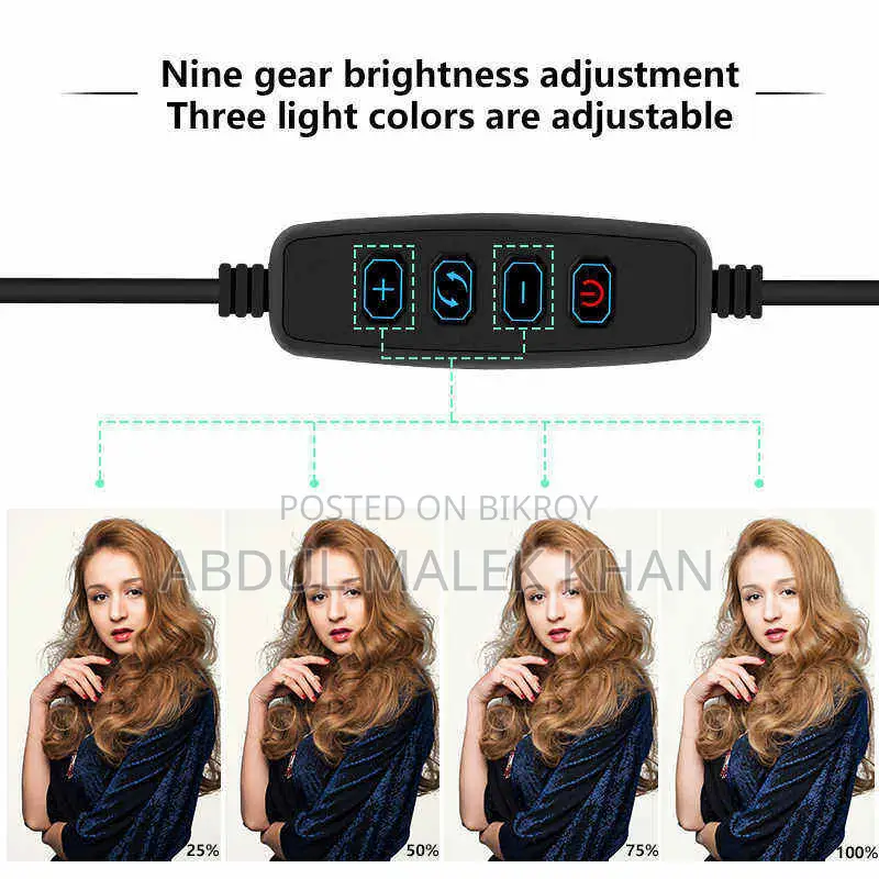 12 inch LED Ring Light For Mobile With Stand