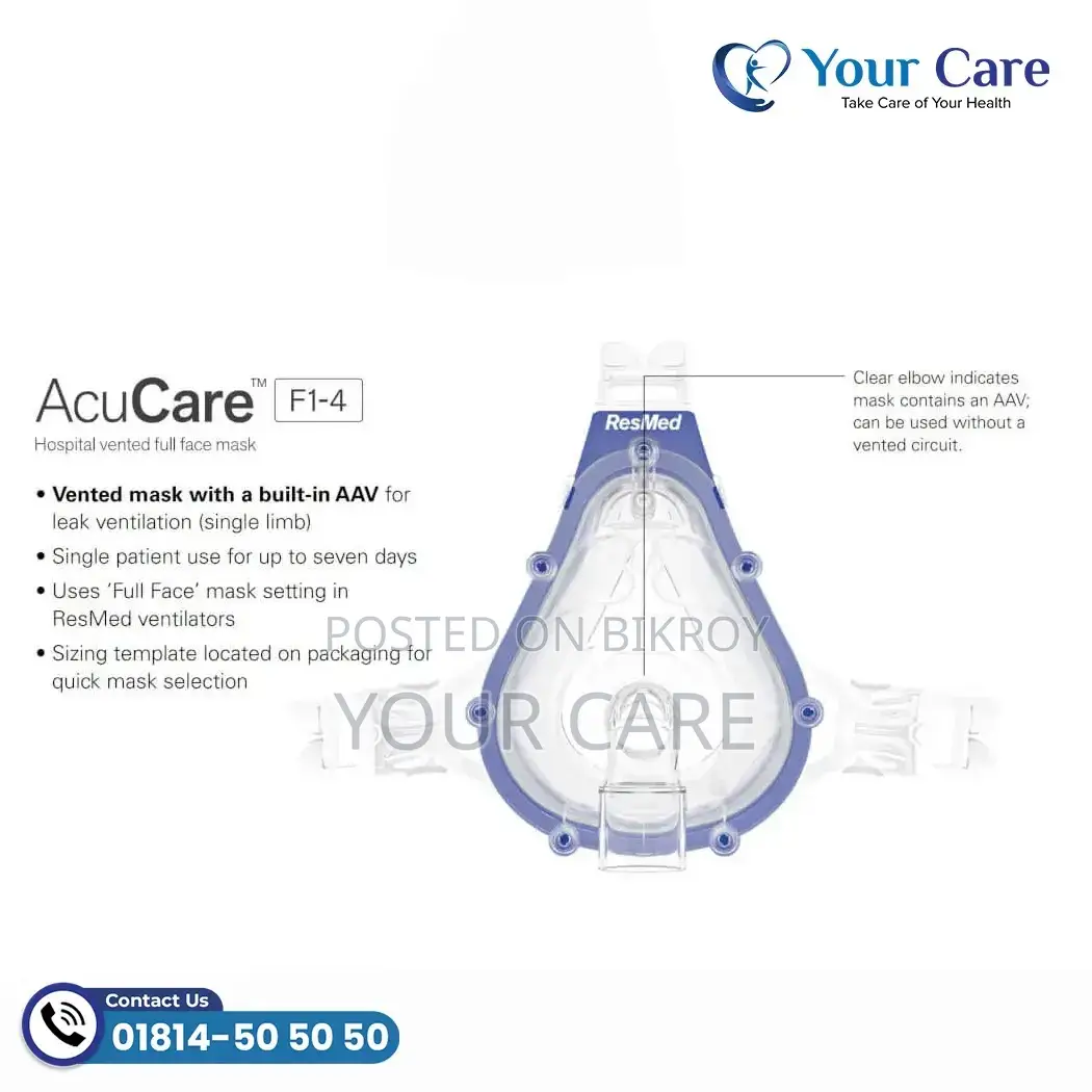 ResMed NIV Full Face Mask (Vented)