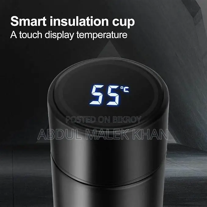 Insulating Pot Smart Cup Stainless Steel LED Digital Smart Vacuum Cup 