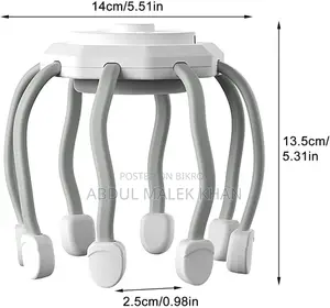 Electric Octopus Head Massager Therapy offering a 360-degree massage t
