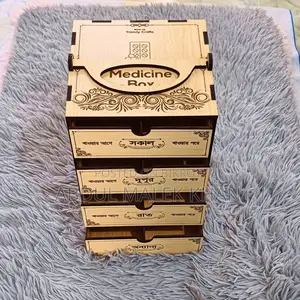 Medicine Storage Box 4 layer Keep your medicines organized and secure 