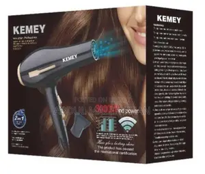 Kemei professional hair dryer 1000w- Black - Hair Dryer - Hair Dryer