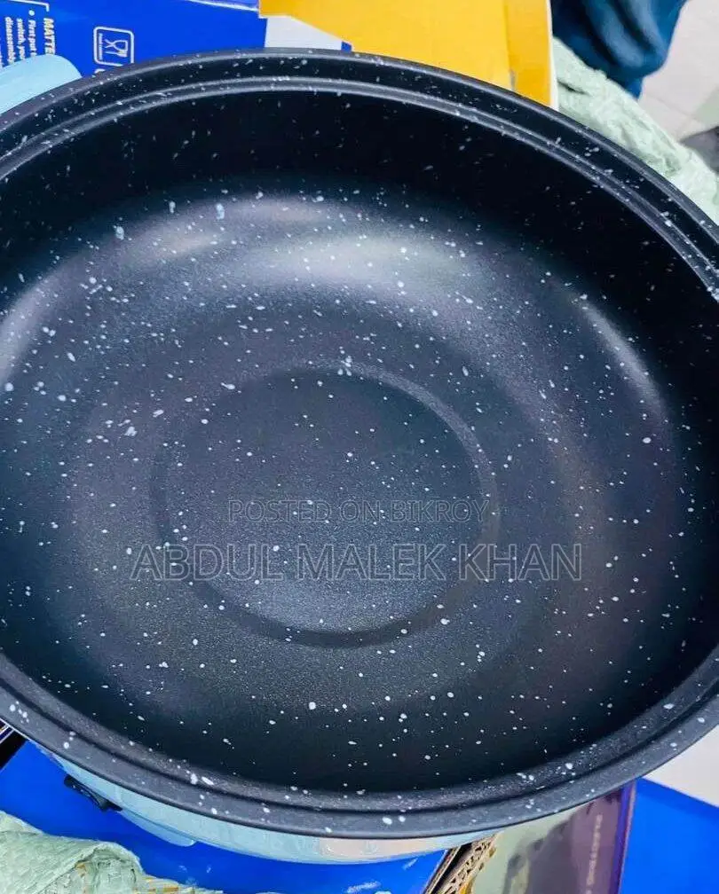 Big Multi Cooker Runbaisen 5.2 L Electric Pot 1200 Watt marble Coating
