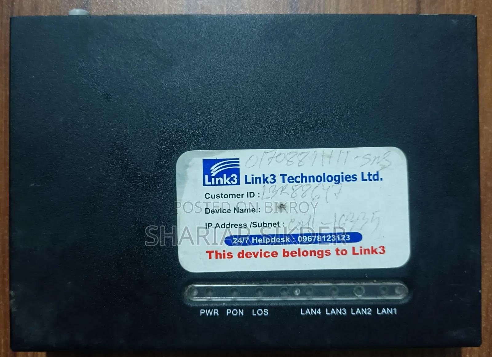Used Link3 ONU Device for Sale