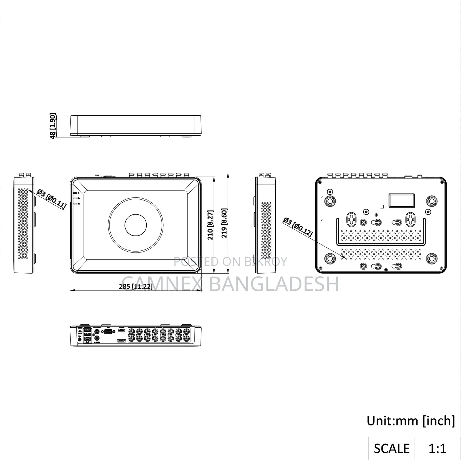 হিকভিশন DS-7116HGHI-M1 ১৬ চ্যানেল ডিভিআর