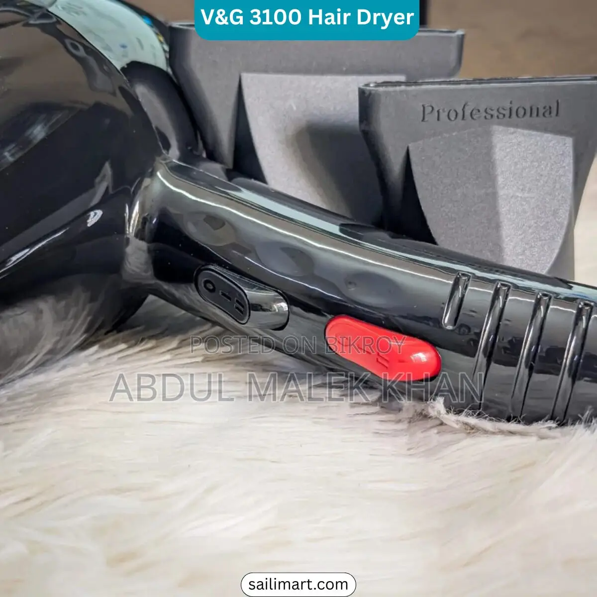 V&G Professional HAIR DRYER PRO 3100 - 3200 AC motor | Extra Power 200