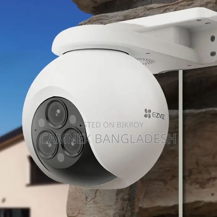 EZVIZ H80f Multi 12MP Triple-Lens 2K+ Smart WiFi PTZ Outdoor Security 